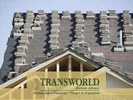 Well-established roofing contractor for sale in Ce