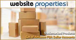 Set of Amazon FBA Seller Accounts with Trademarked