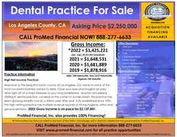 High Net Income Dental Practice for Sale